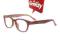 OKULARY ZERÓWKI VINTAGE CASUAL Jasnobrązowe