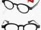 OKULARY ZERÓWKI HARRY HARY CZARNE + 2 gratisy !!!