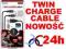PS3 Przewód Kabel Podłączeniowy TwinCable Nitho 3m