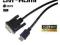 Kabel Incore DVI (24+1) - HDMI (19PIN) M/ M 10m