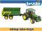 Bruder 02058 Traktor John Deere 6920 z przyczepą