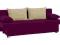Sofa Kanapa rozkładana HEIKE PURPURA