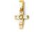 Złoty krzyżyk pr. 585 cyrkonie Złoty krzyżyk pr. 585 cyrkonie