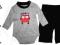 KOMPLET BODY I SPODENKI DRESOWE Carter's R. 56