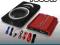 ZESTAW CAR AUDIO - WZMACNIACZ SUBWOOFER KABLE