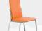 NOWOCZESNE KRZESŁO METALOWE 'K3' pomarańcz !
