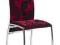 NOWOCZESNE KRZESŁO METALOWE 'K 119' czerń czerwień