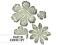 Wykrojniki SIZZIX kwiaty TATTERED FLORALS W-wa