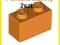 Lego Klocek 1x2 2szt Pomarańczowy 3004