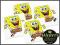 SpongeBob Runner - 10cm Cartoon Stickers naklejka
