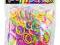 GUMKI LOOM BANDS 250 SZTUK KOLORY NEONOWE
