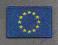 Flaga UNII EUROPEJSKIEJ TERMO naszywka Unia EU