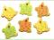 Kurki Kury na przylepcu 12szt 4cm CRAFT Filcowe