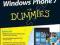 WINDOWS PHONE 7 FOR DUMMIES Bill Hughes