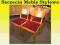 Sz-n Stylowy komplet 4 krzeseł Art Deco #M19