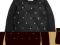 SWETEREK 146/152 *H&amp;M* SWETER  czaszki CZARNY