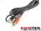 Kabel przewód jack 3,5mm / 2x rca chinch 1,5m KRK