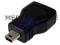 Adapter przejściówka MINI USB wtyk - USB gniazdo