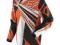 BLUZA FOX HC 180 UNDERTOW ORANGE CROSS HIT 2012