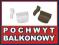 Pochwyt balkonowy klamka do drzwi balkonowych PCV