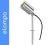 Elampa Słupek ogrodowy INOX  IP44 230V