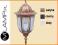 Wisząca LAMPA ogrodowa LAMPKA zewnętrzna PATYNOWA