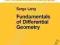 FUNDAMENTALS OF DIFFERENTIAL GEOMETRY Serge Lang