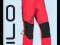 Spodnie trekkingowe MILO BRENTA - czerwone - XL