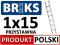 DRABINA ALUMINIOWA PRZYSTAWNA BRIKS 1x15 [4,30m]