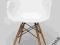 Krzesło Forum Daw inspirowane Vitra, białe