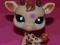 Littlest Pet Shop LPS Figurka żyrafa brokat