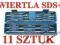 ZESTAW 11 SZTUK WIERTEŁ DO WIERTARKI SDS PLUS FV