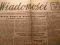 WIADOMOŚCI stara gazeta 01.12.1945r TRUMAN