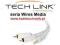 Jack 3,5mm - 2xRCA 1m 24K Techlink WiresMedia W-WA