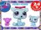 LITTLEST PET SHOP MIŚ POLARNY Z MAMĄ LPS 3581 3582