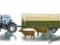 SIKU 1863 TRAKTOR Z PRZYCZEPĄ DLA ZWIERZĄT CZ-WA