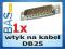 Wtyk na kabel  _ D-SUB _ DB25