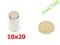 MAGNES NEODYMOWY 10x20 MAGNES WALCOWY 10/20 NdFeB