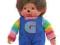 Maskotka monchhichi chłopiec z literką