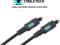 Kabel przewód optyczny CABLETECH 1m TOSLINK DTS DD