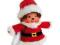 Maskotka Monchhichi mikołaj