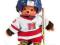 Maskotka Monchhichi chłopiec hokeista