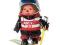 Maskotka Monchhichi chłopiec na nartach