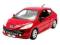 PEUGEOT 207 BBURAGO AUTO 24cm SAMOCHÓD METAL 1:24