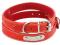 ! OBROŻA DLA PSA 46CM CZERWONA OBWÓD 32-38CM !