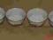 4 porcelanowe czarki miski małe miseczki 8,4x4,5cm