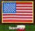 NASZYWKA USA AMERYKA AMERYKI FLAGA 60x40 mm TERMO