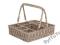 Kosz wiklinowy z przegrodami MIA home passion