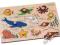 ~ PUZZLE DREWNIANE KSZTAŁTY ~ MORSKIE ZWIERZĘTA ~