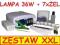 XXXL ZESTAW 7x ŻEL + LAMPA UV 36W + tipsy OZDOBY